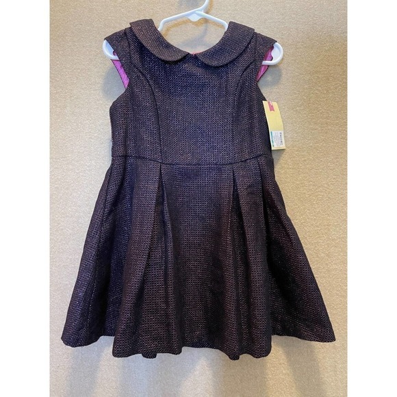 Cherokee Dress Girls 4T Black with pink sparkle - Picture 1 of 10